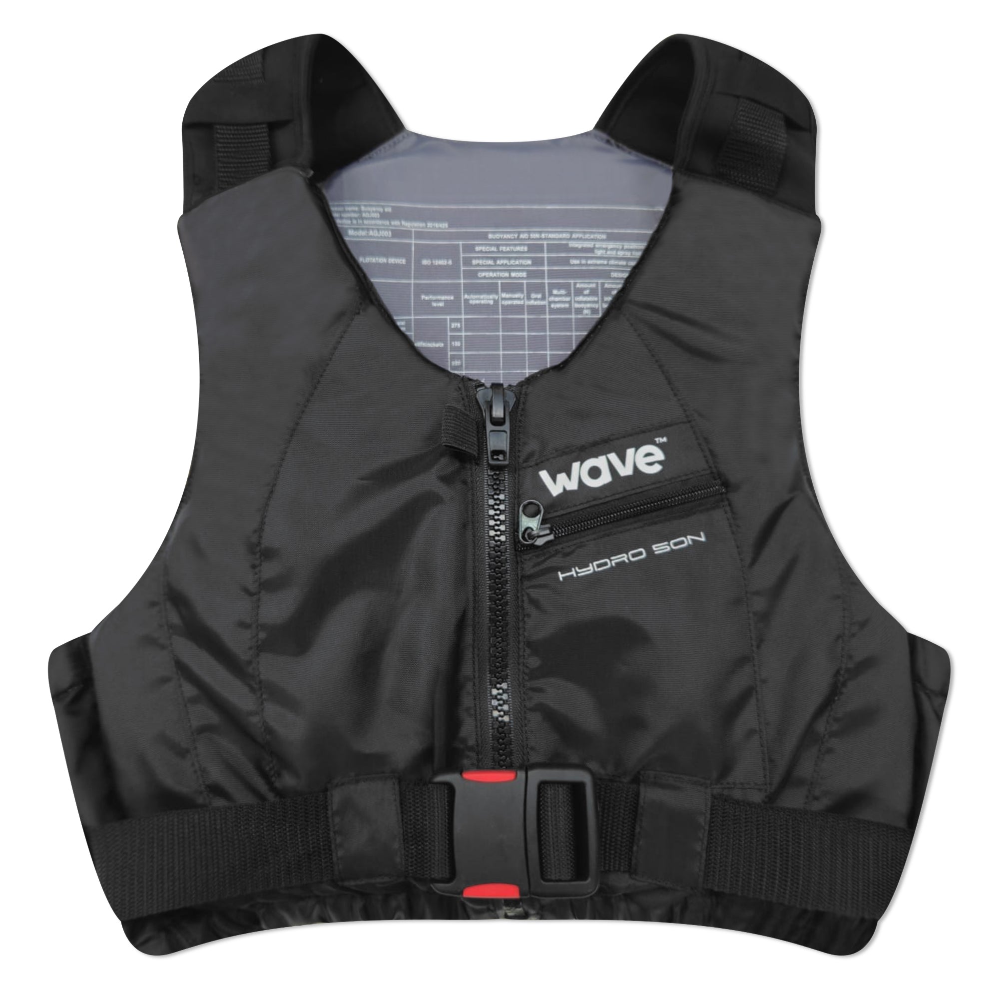 Wave Buoyancy Aid with Safety Whistle 50N Life Vest for