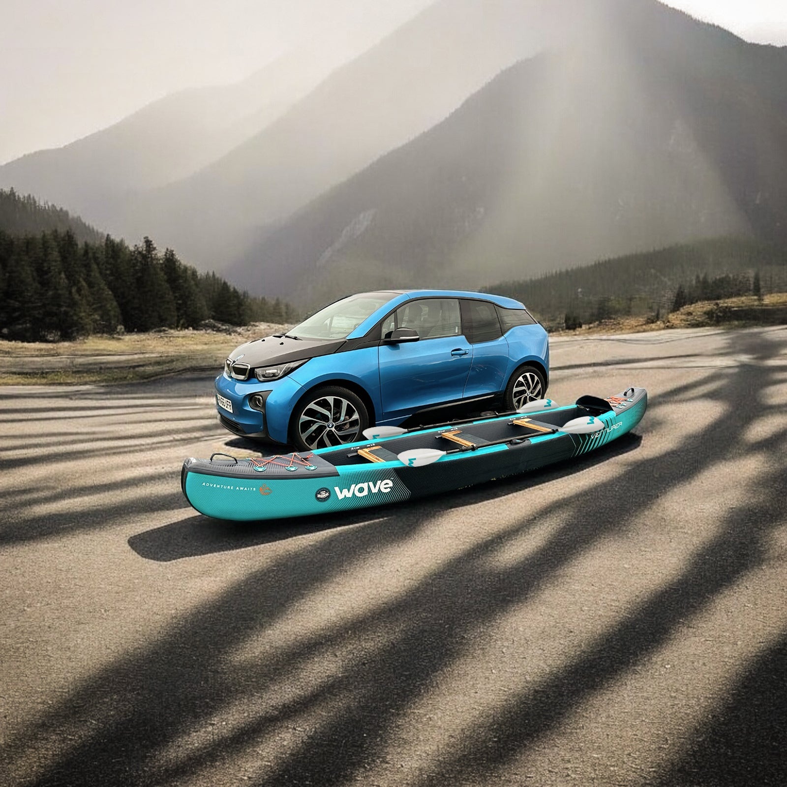 Venturer Inflatable Canoe | 2-3 Person Canoe Wave Sups data-contona-source
data-contona-persona