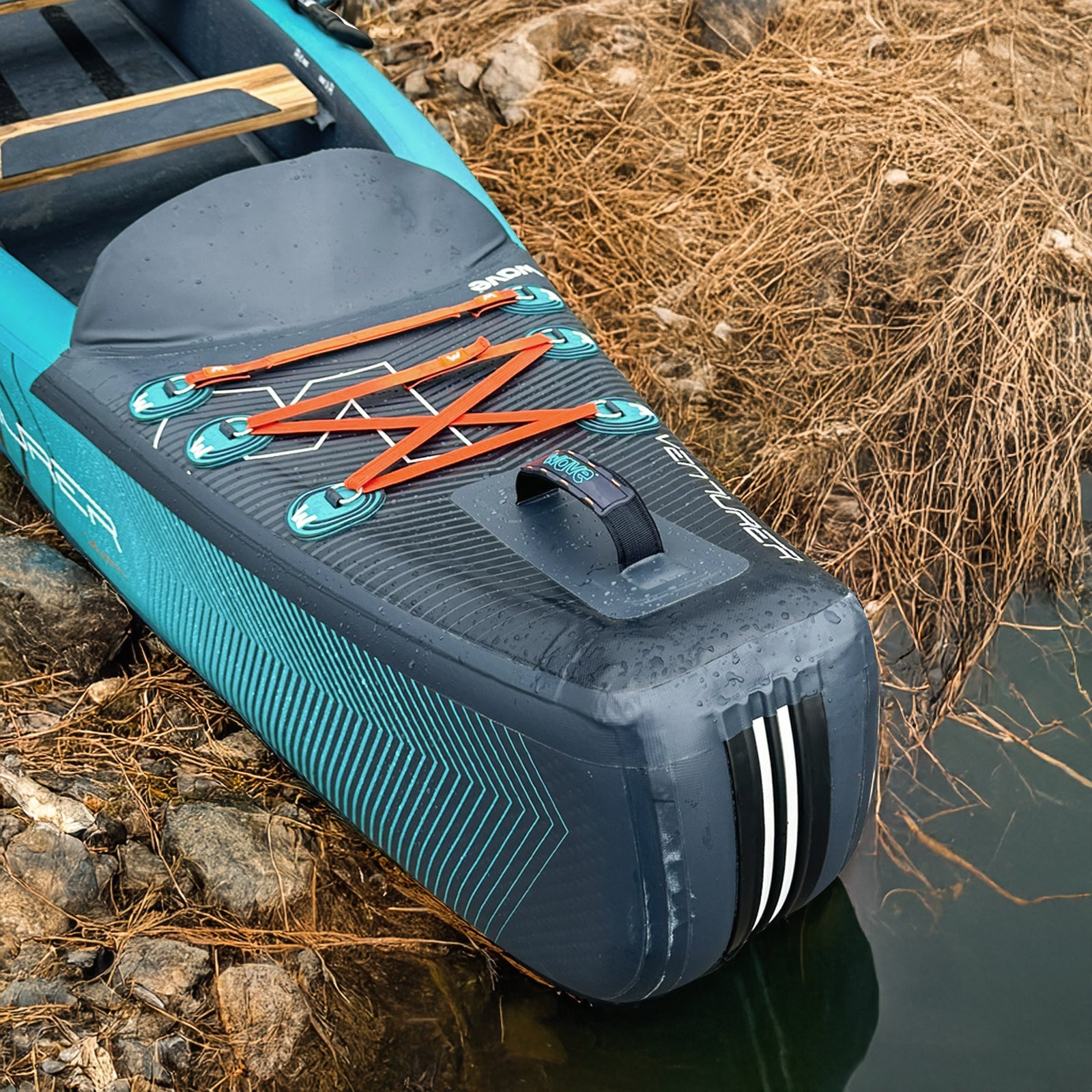 Venturer Inflatable Canoe | 2-3 Person Canoe Wave Sups