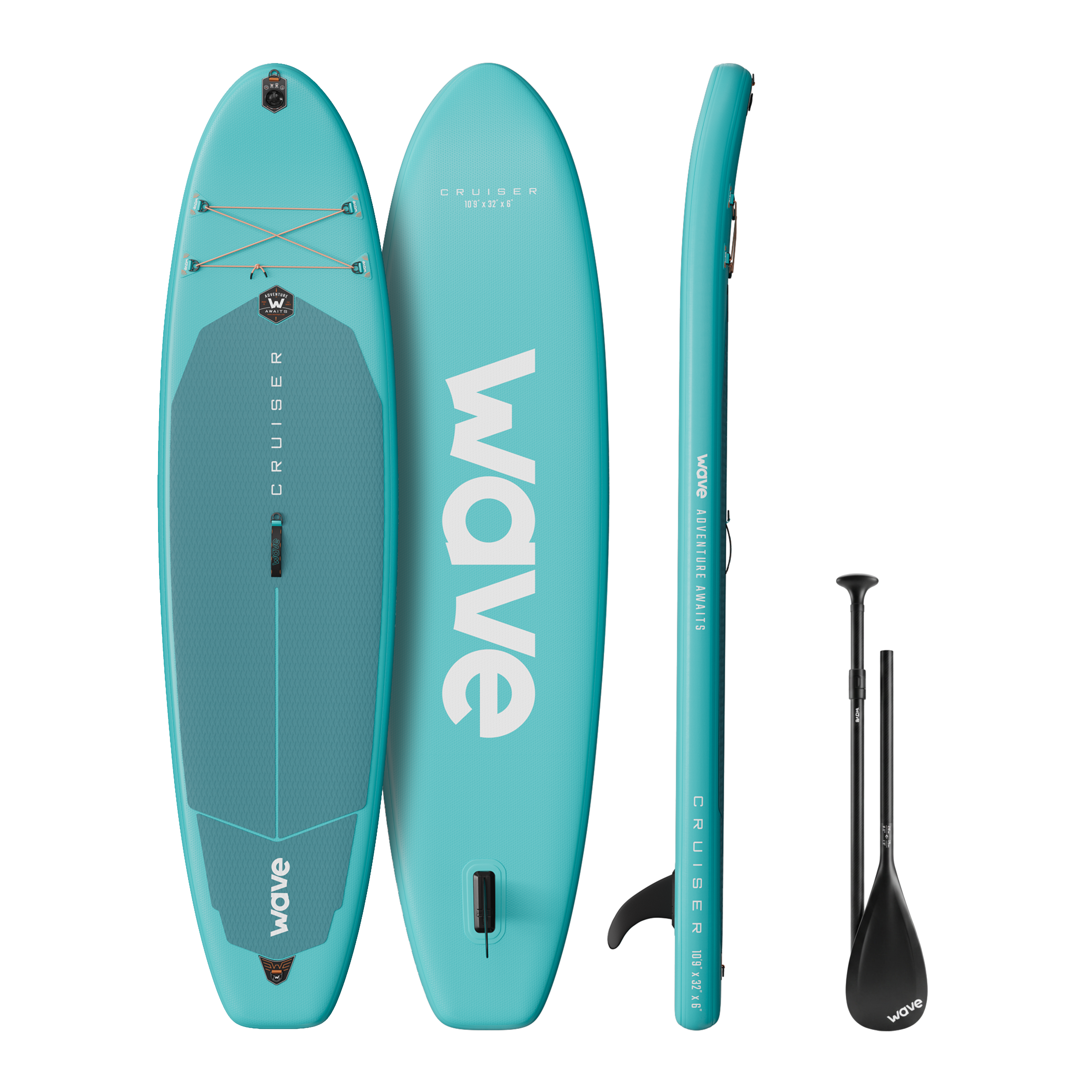 Cruiser 3.0 SUP | Inflatable Paddle Boards | Ice Blue, Navy, Khaki