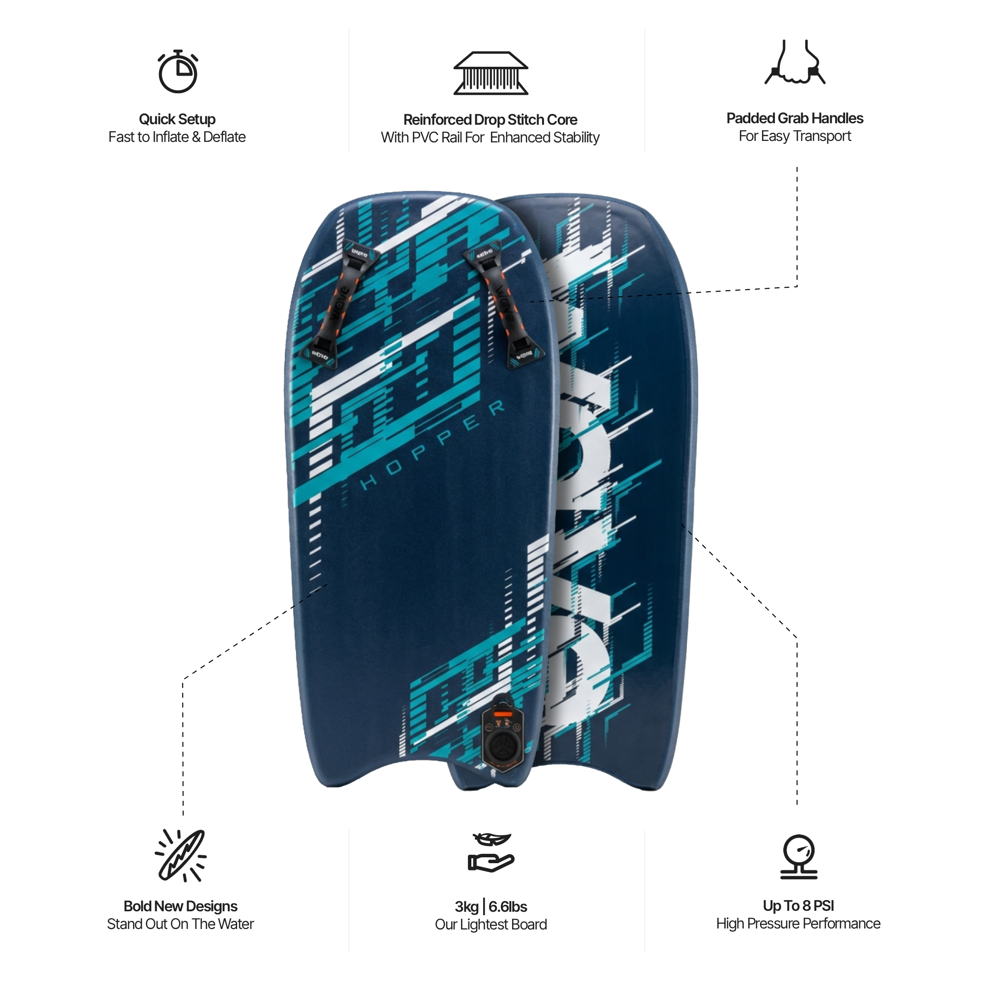 Wave Hopper 3.0 | Inflatable Body Board