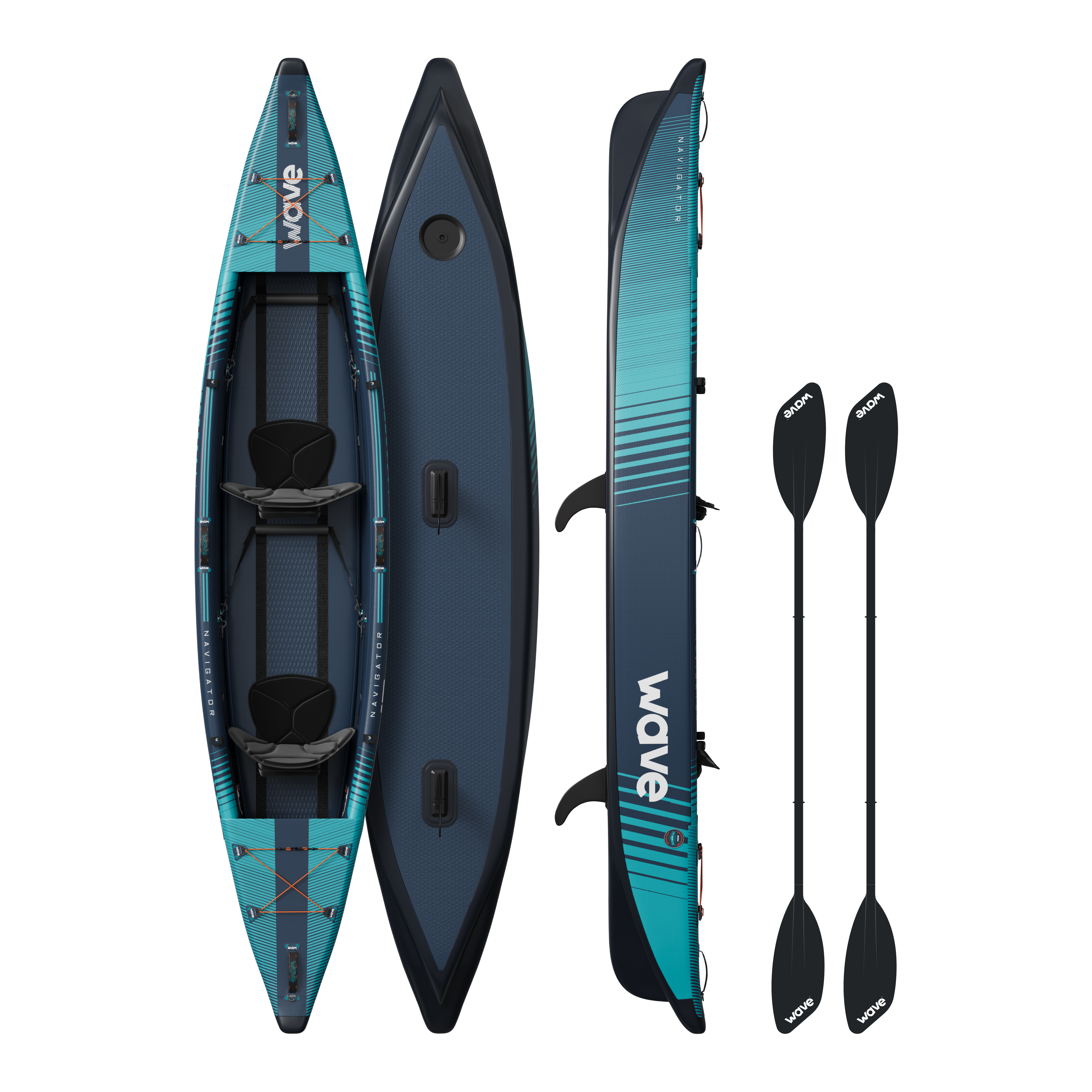 Navigator 3.0 | Inflatable Kayak | Drop-Stitch | 2-3 Seater
