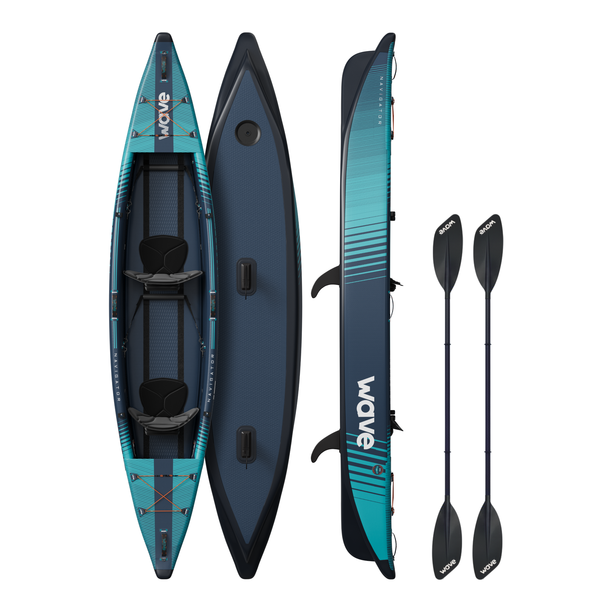 Navigator 3.0 | Inflatable Kayak | Drop-Stitch | 2-3 Seater