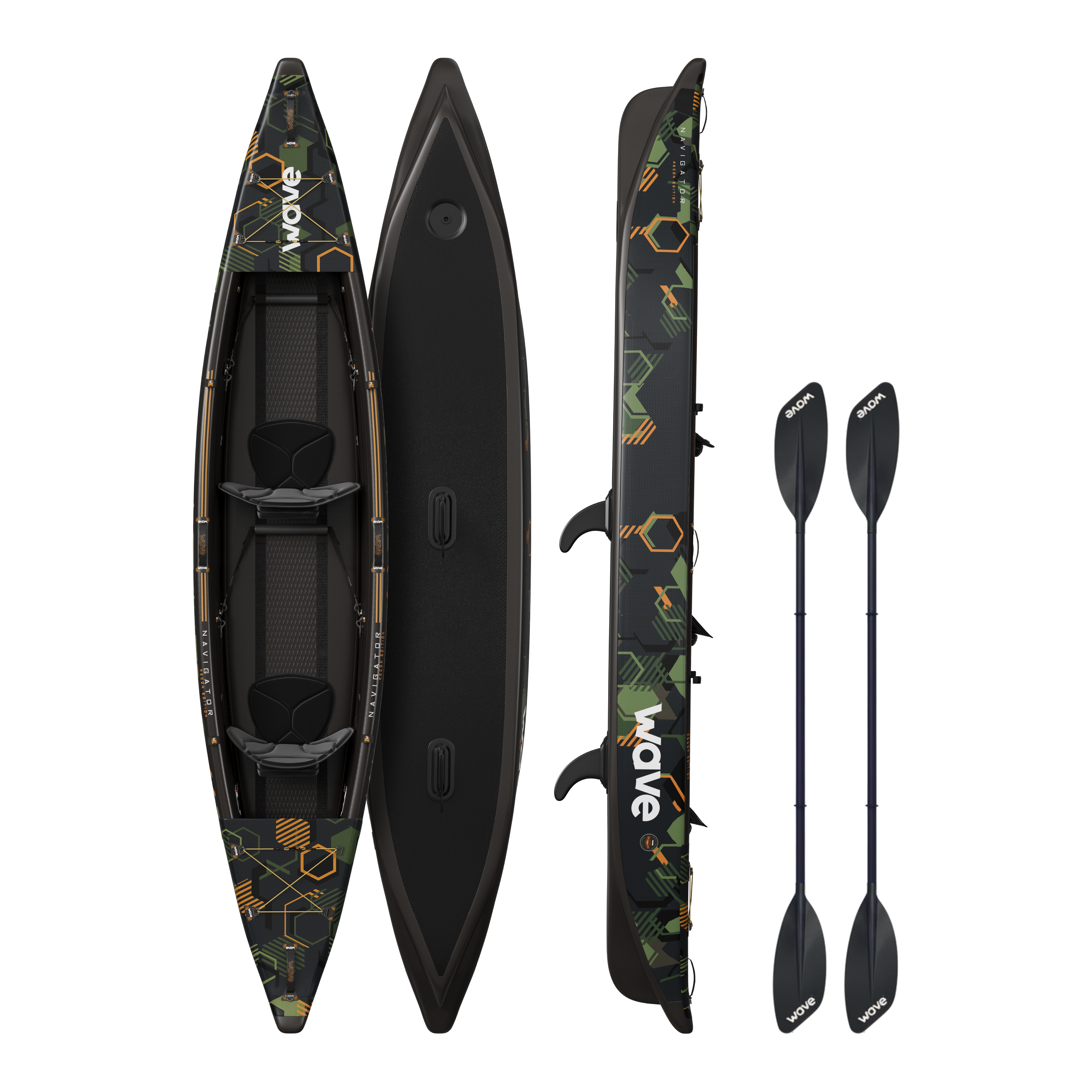 Navigator 3.0 | Inflatable Kayak | Drop-Stitch | 2-3 Seater