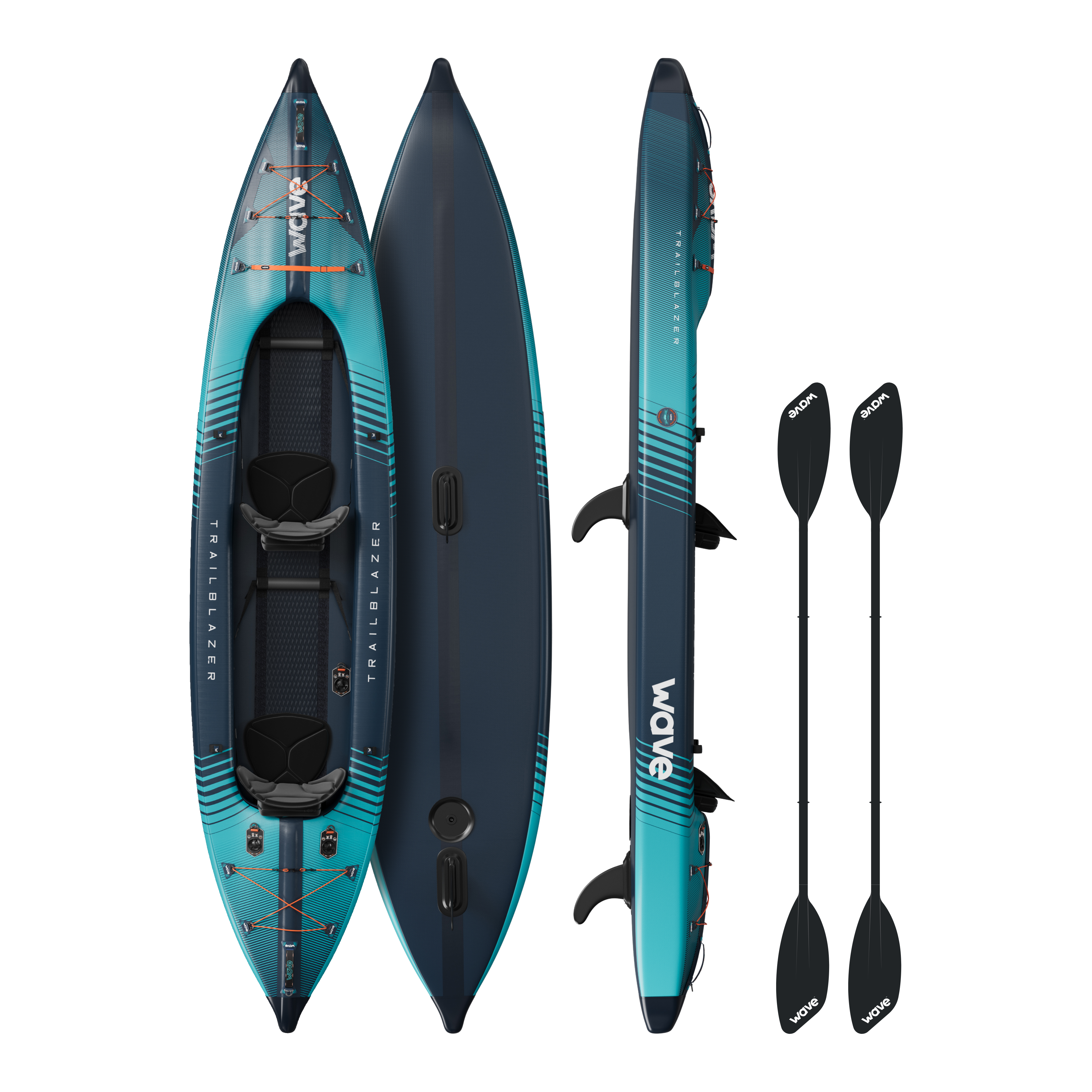Trailblazer 3.0 | Inflatable Kayak | Drop-Stitch | 2-3 Seater