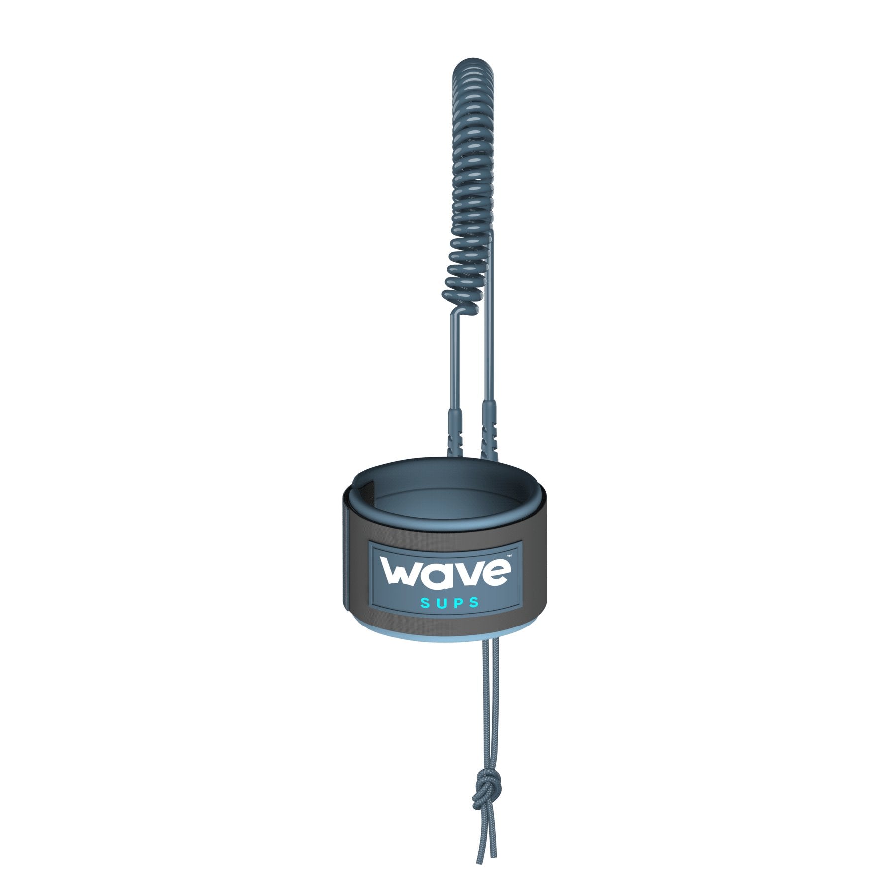 Coiled Ankle Leash | Blue Safety Equipment Wave Sups Coiled