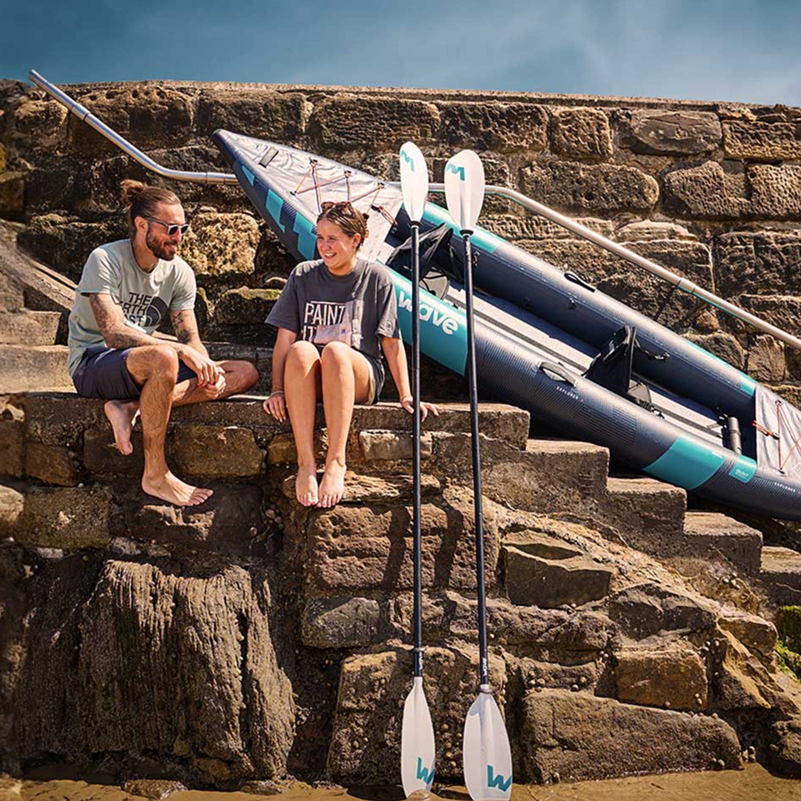 Explorer | Inflatable Kayak | PU-Stitch | 1-2/2-3 Seater Wave Sups