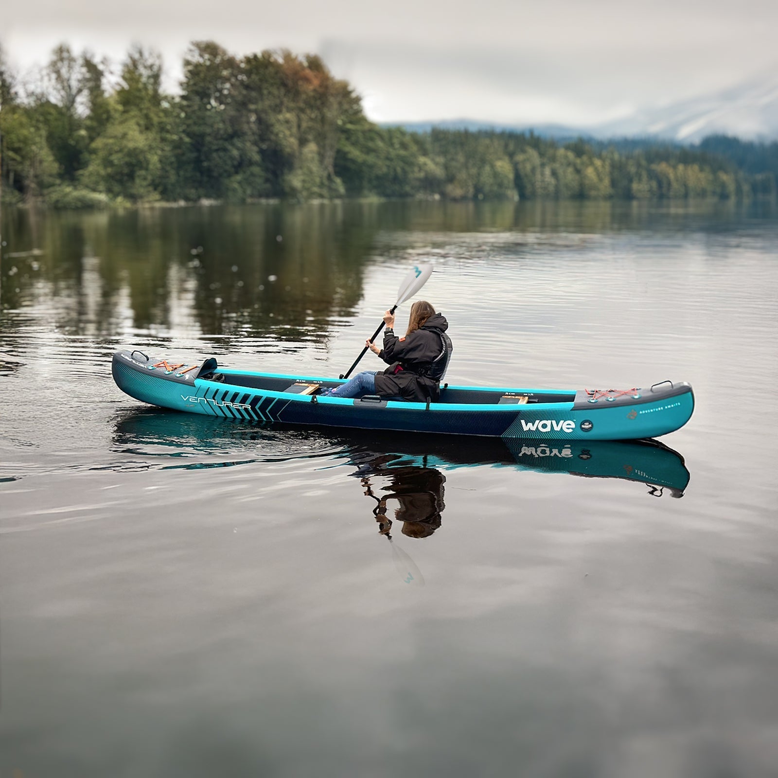 Venturer Inflatable Canoe | 2-3 Person Canoe Wave Sups