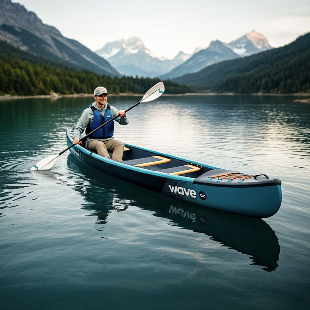 Venturer Inflatable Canoe | 2-3 Person Canoe Wave Sups