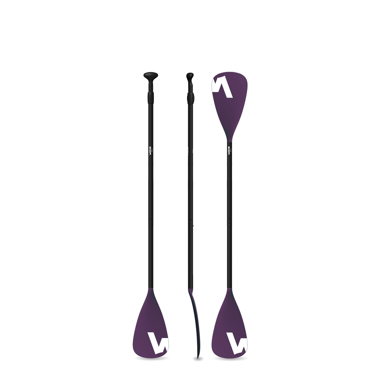 Wave Kids SUP & Kayak Aluminium Paddle in Purple | Pre-Order for 1st November Delivery - Wave Sups UK