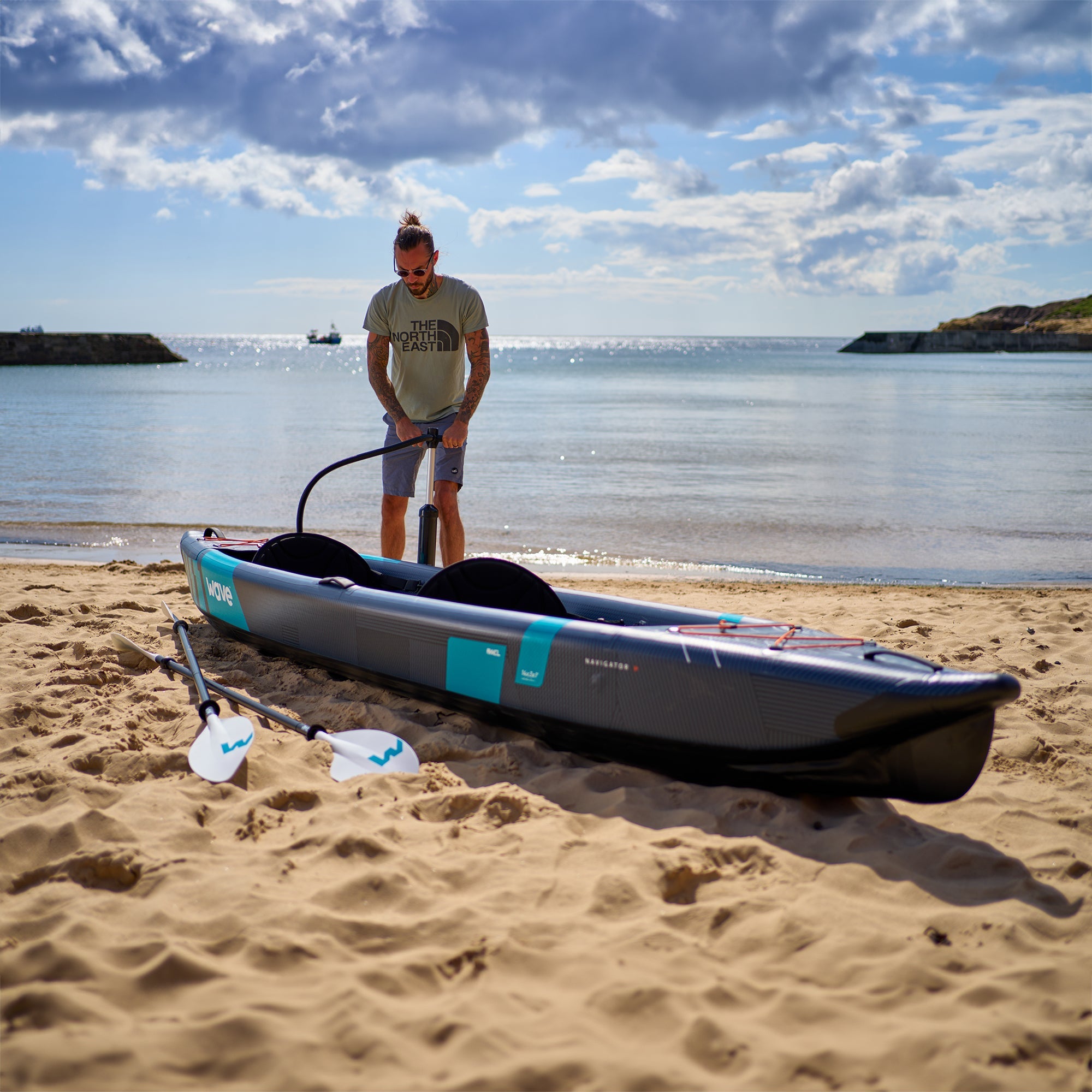 Navigator | Inflatable Kayak | Drop-Stitch | 1-Seater Wave Sups