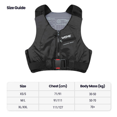 Buoyancy Aid | Black Safety Equipment Wave Sups