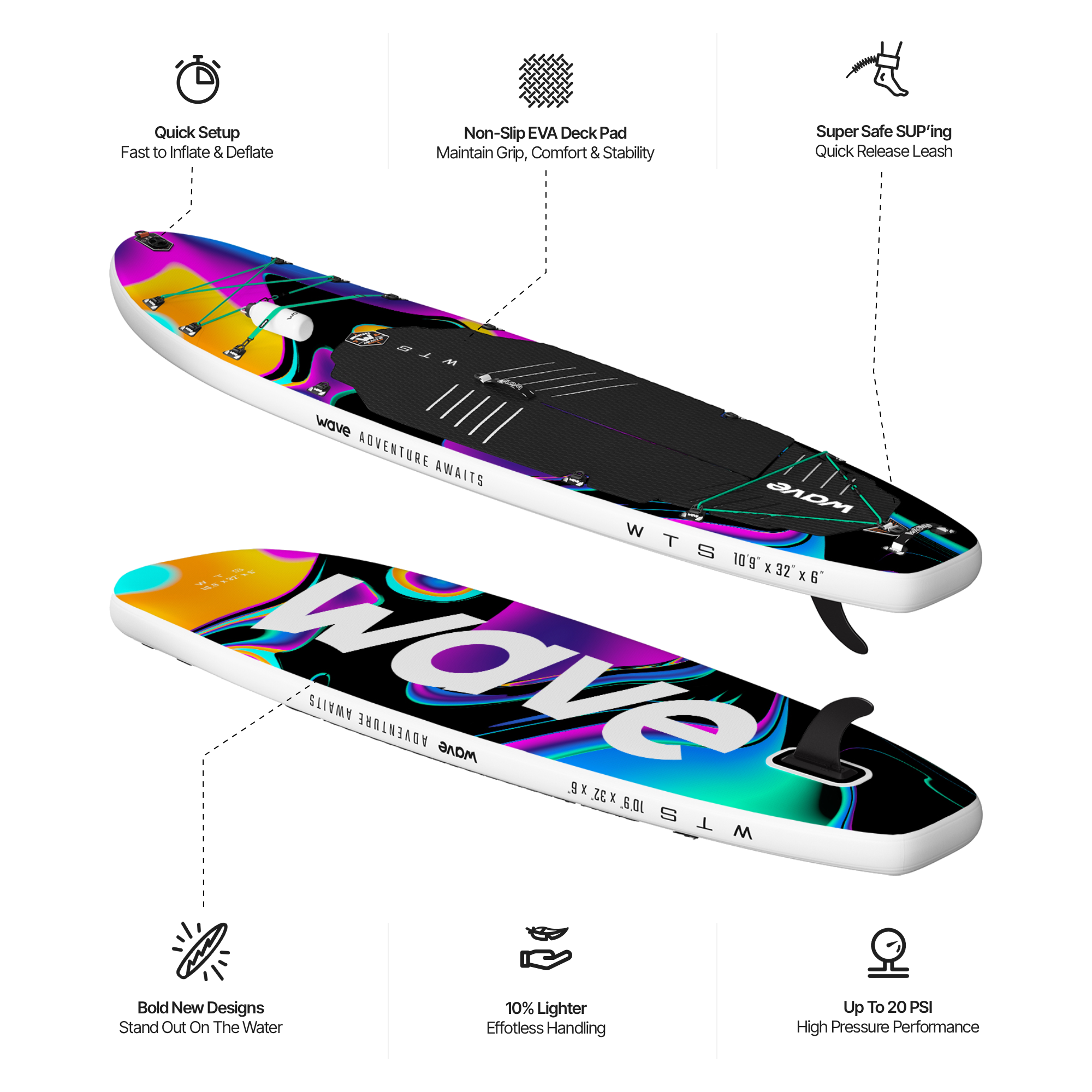 What The SUP?! | Inflatable Stand-Up Paddle Board | 10'9