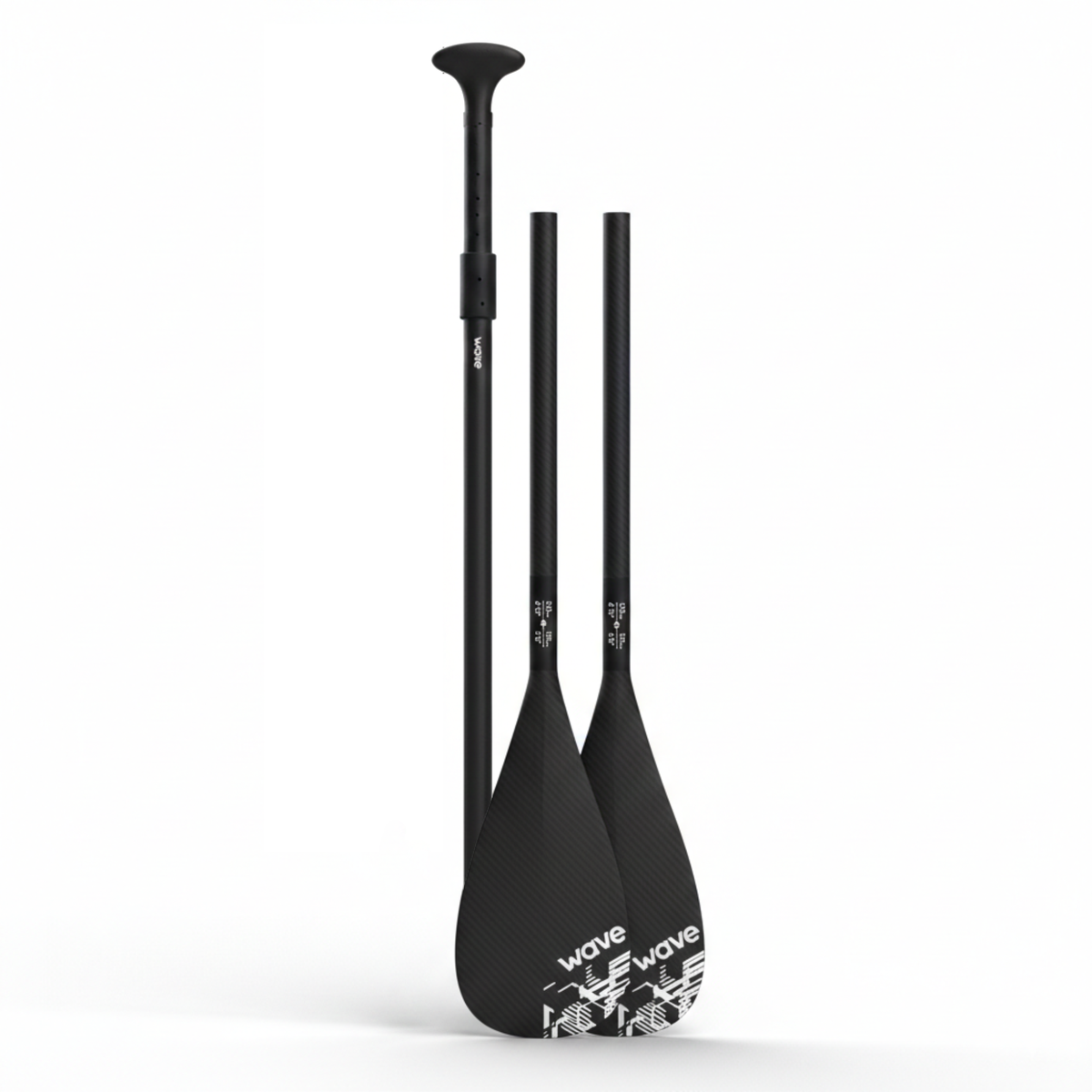 Wave Sups Aluminium Kids Kayak Paddle - 4 Piece