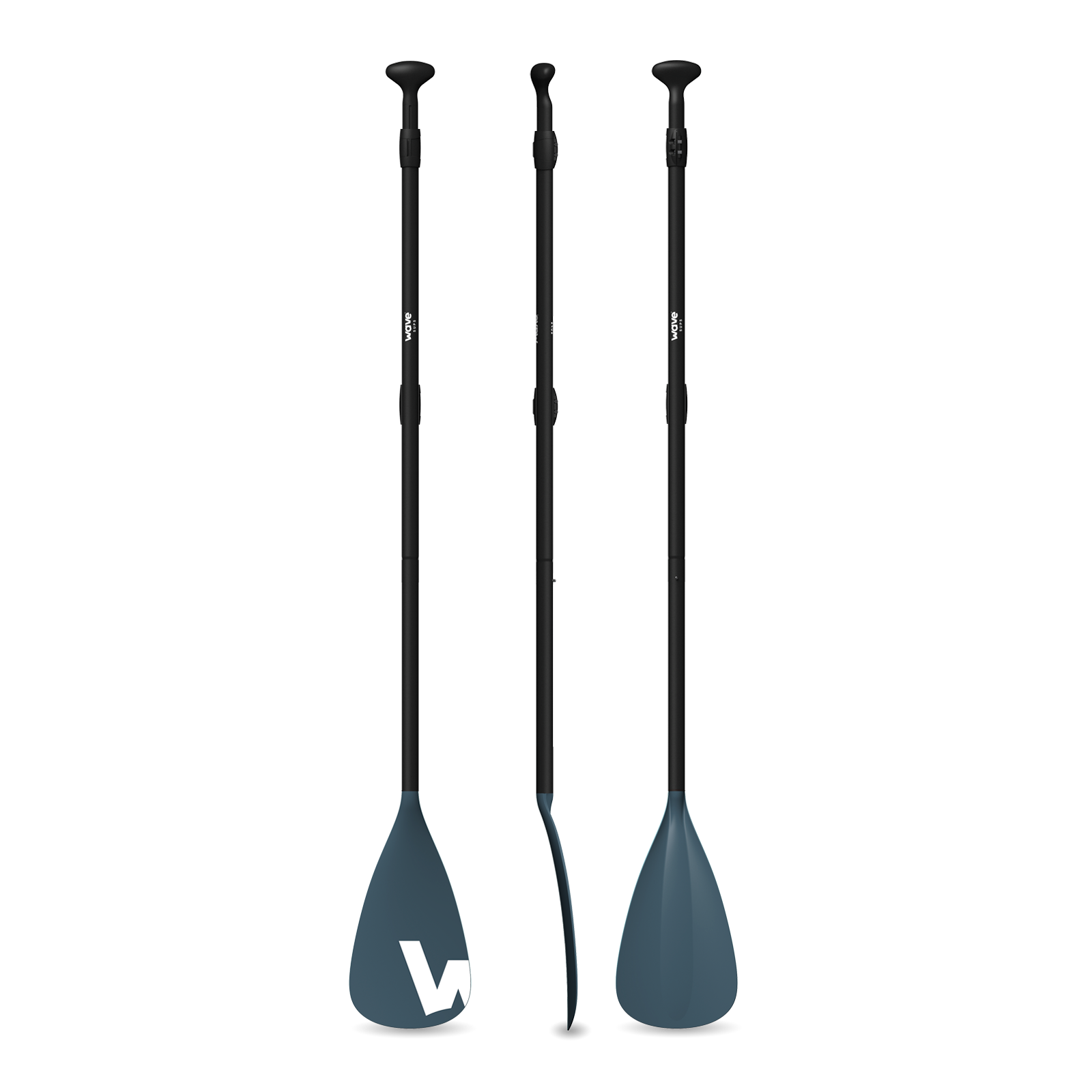 Aluminium Kids Paddle | Wildcat Paddles Wave Sups Navy