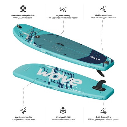 Surf Kids 3.0 SUP | Inflatable Stand-Up Paddleboard | Kids SUP Package | 8.6ft