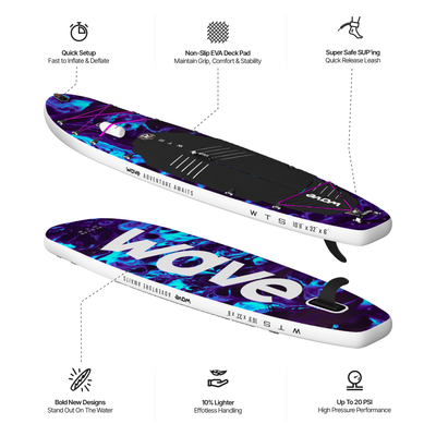 What The SUP?! | Inflatable Stand-Up Paddle Board | Swirple Edition | 10'9