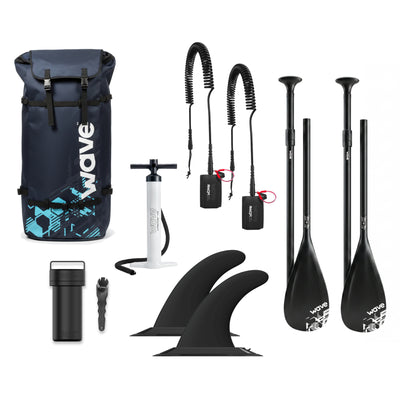 Wave Twin 3.0 | Inflatable Tandem Paddleboard for 2 | 15ft iSUP
