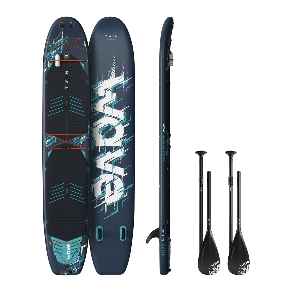 Example: Twin 3.0 Inflatable Tandem Paddleboard 2 15ft iSUP