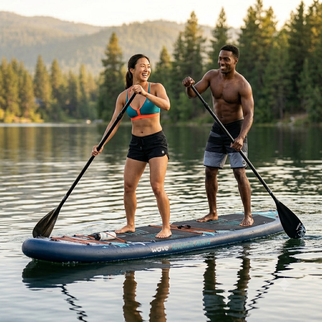 Wave Twin 3.0 | Inflatable Tandem Paddleboard for 2 | 15ft iSUP