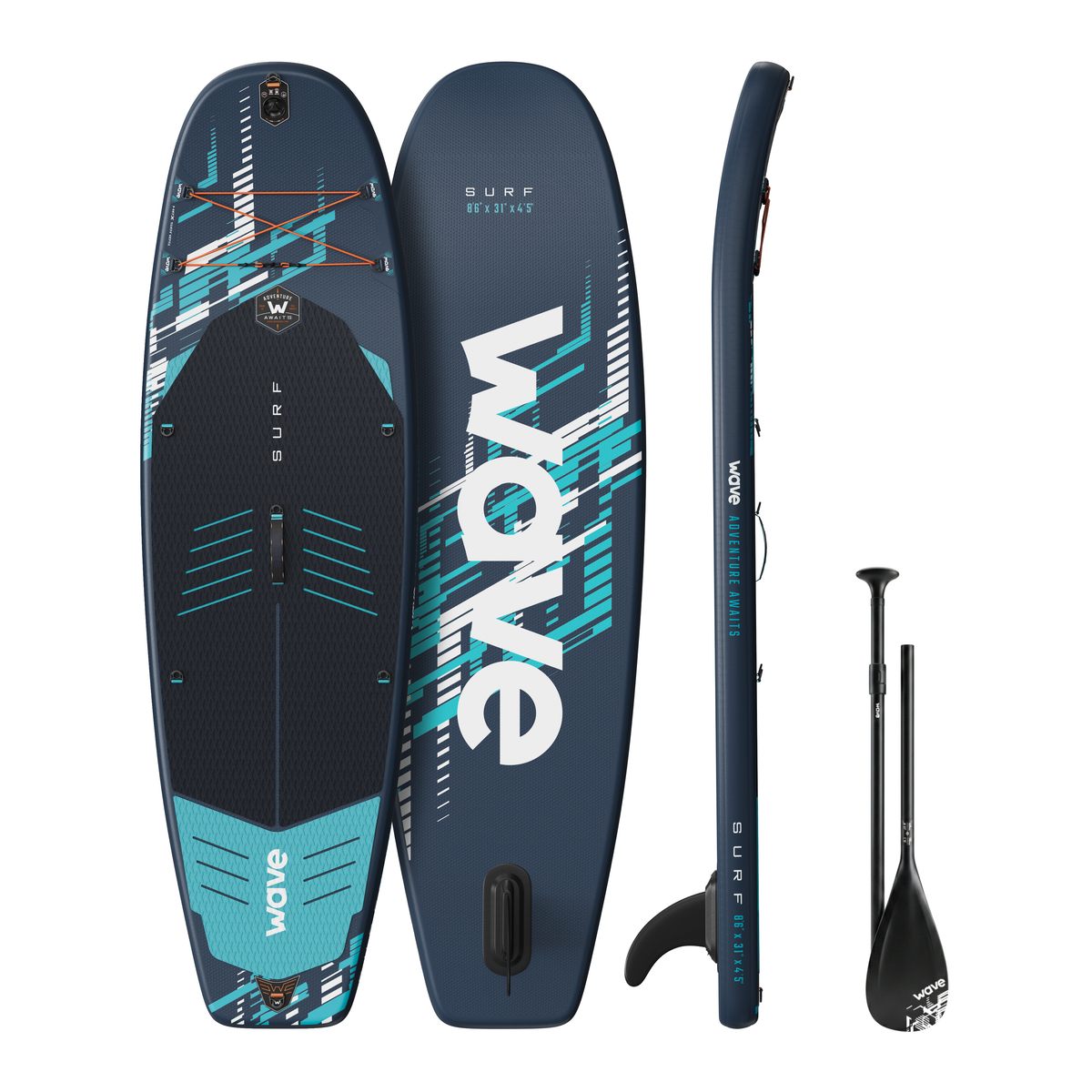 Surf 3.0 SUP Inflatable Stand Up Paddleboard Surf SUP Package 8.6ft