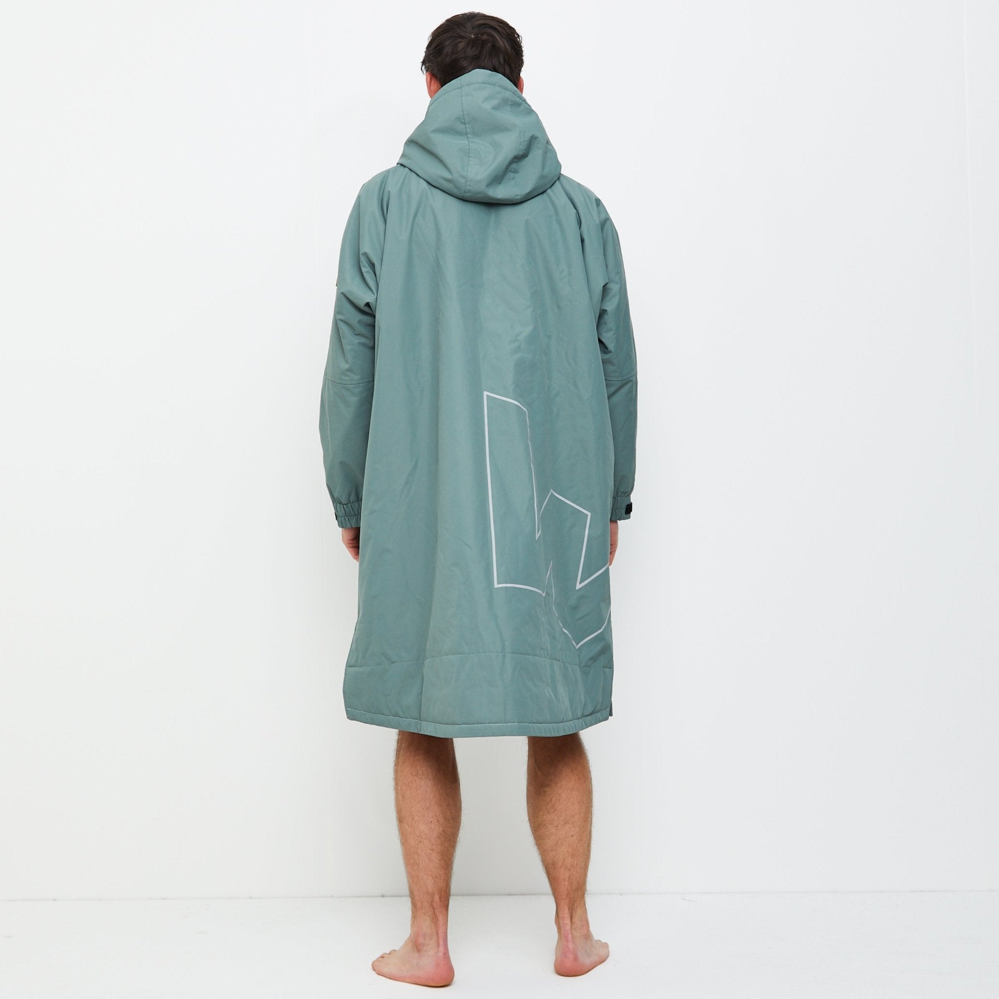 Fleece-Lined Changing Robe | Unisex | Sage  Wave Sups   