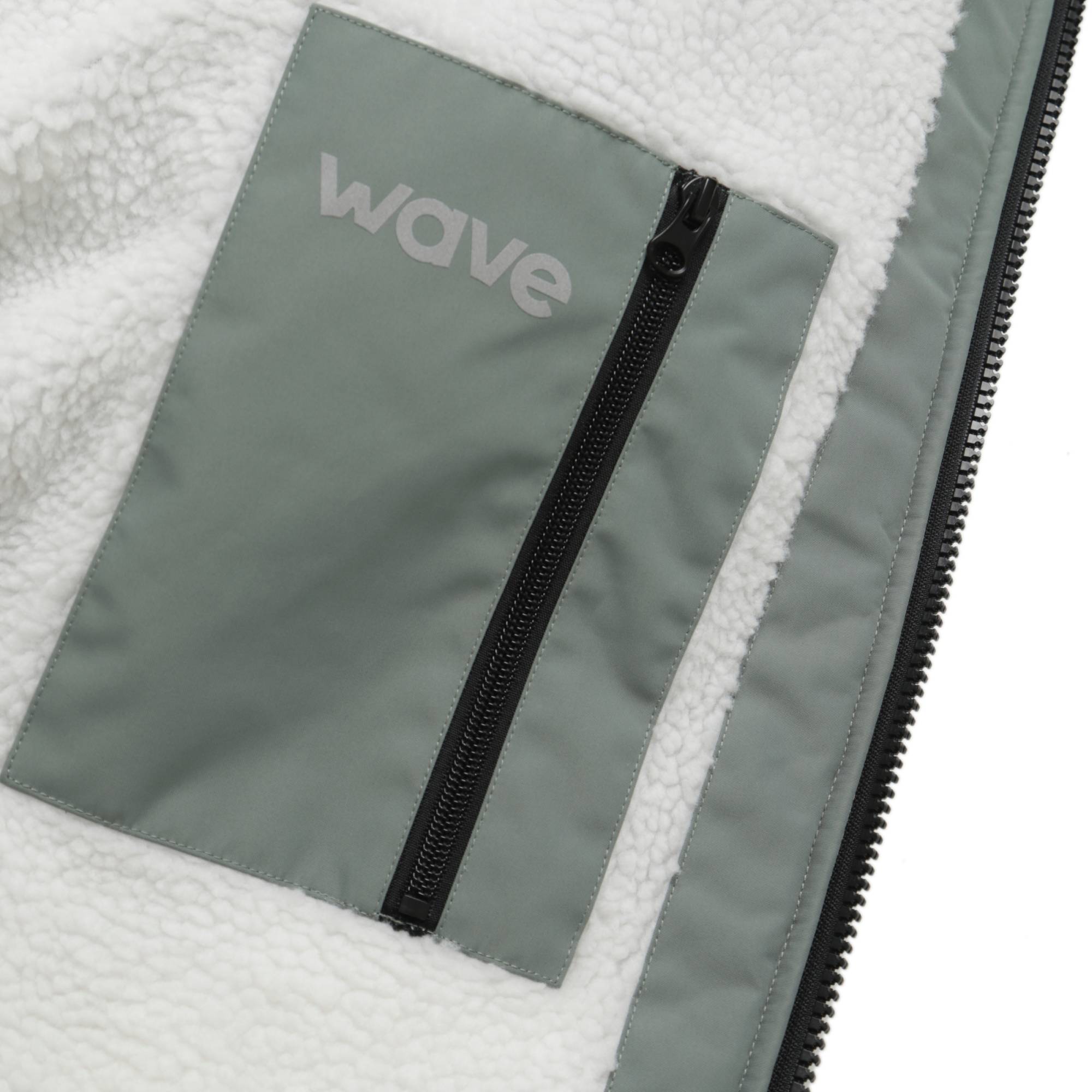 Fleece-Lined Changing Robe | Unisex | Sage  Wave Sups   