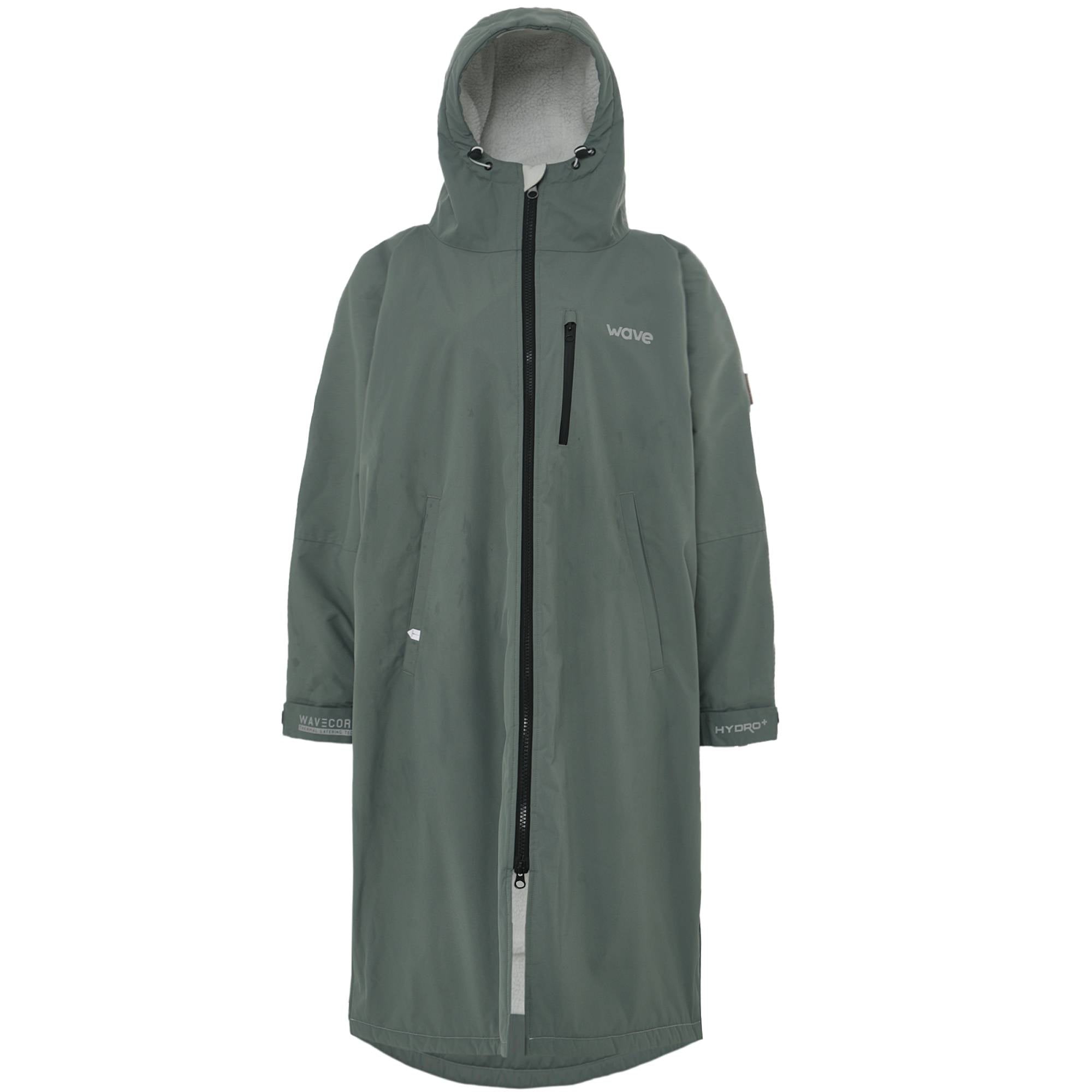 Fleece - Lined Changing Robe | Unisex | Sage - Wave Sups UK