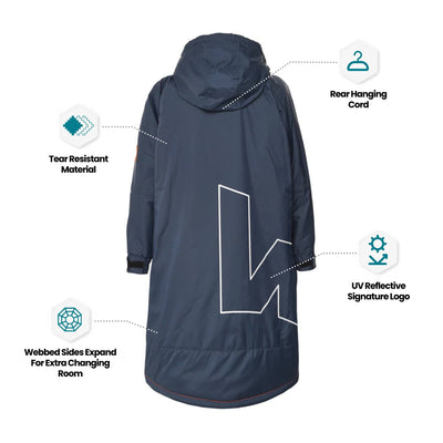 Fleece-Lined Changing Robe | Unisex Robes Wave Sups