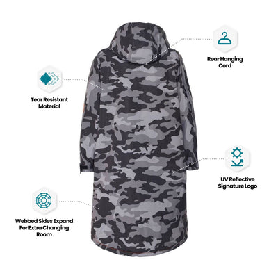 Fleece-Lined Changing Robe | Unisex Robes Wave Sups