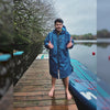 Fleece-Lined Waterproof Changing Robe | Waterproof & Windproof | Unisex | Purple Wave Sups