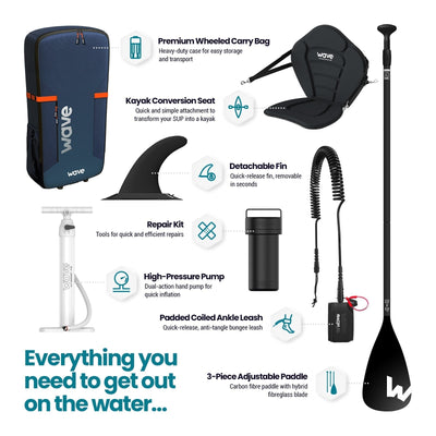 Pro 2.0 SUP | Inflatable Paddleboard | 12'6ft Paddleboards Wave Sups