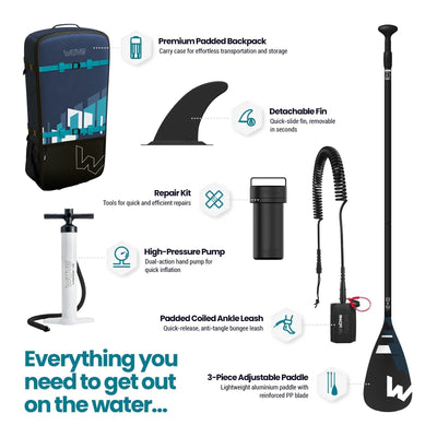 Tourer 2.0 SUP | Inflatable Paddleboard | 10'3/11'3ft Paddleboards Wave Sups