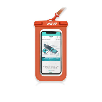 Waterproof Phone Cover Bags & Cases Wave Sups Orange