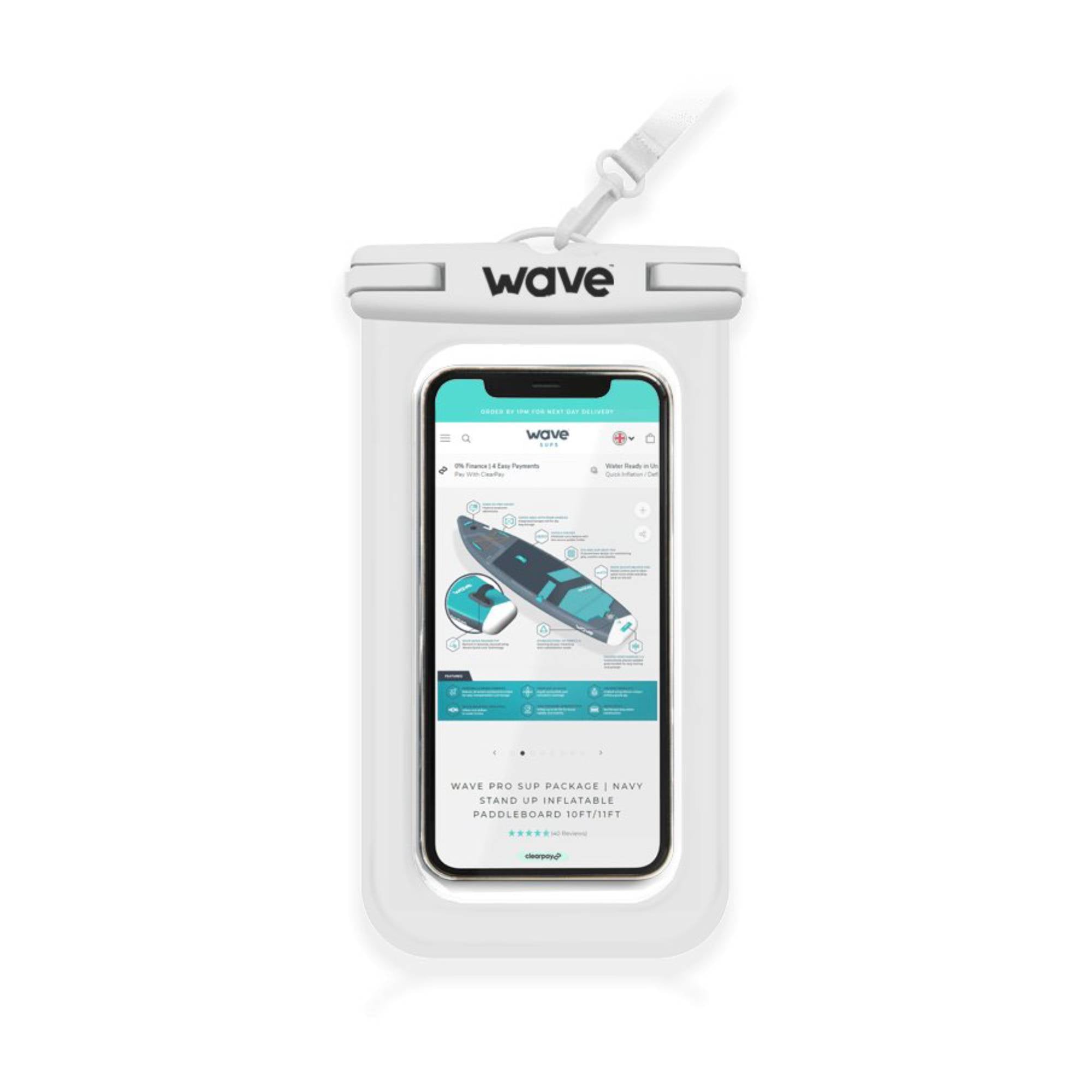 Waterproof Phone Cover | White Wave Sups