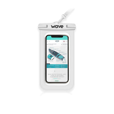 Waterproof Phone Cover Bags & Cases Wave Sups White