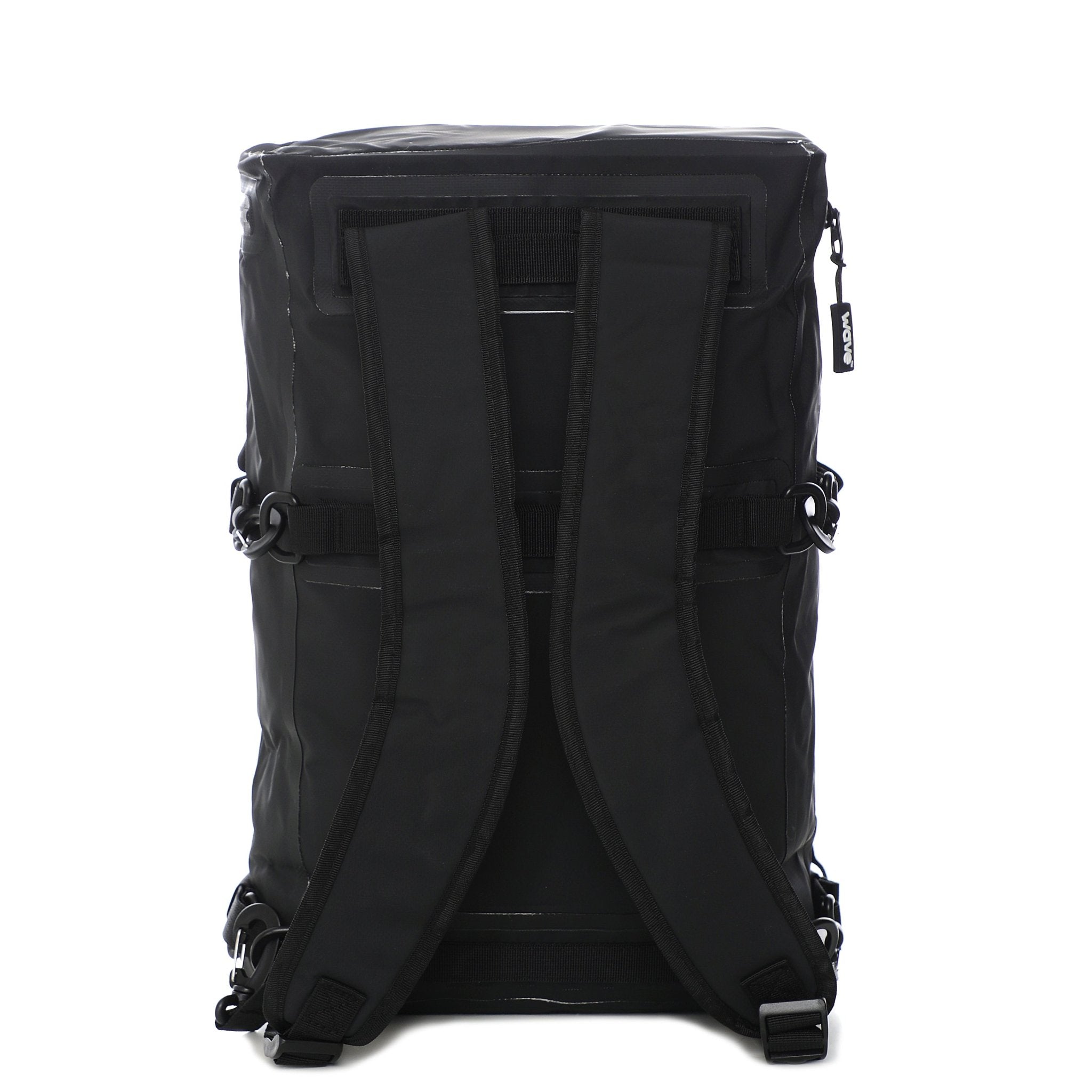 Waterproof Zipped PVC Deck Bag | Black | 20L Dry Bag Wave Sups UK