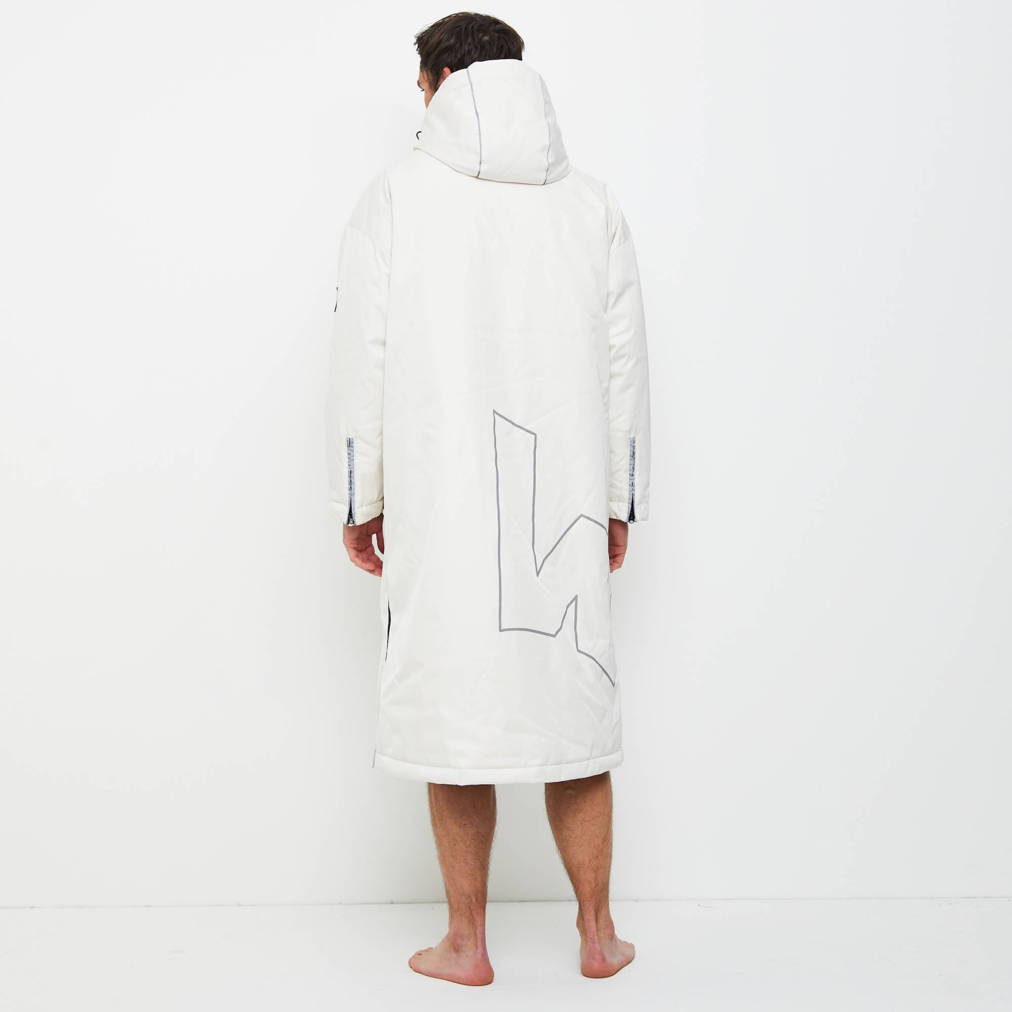 Wave 3 in 1 Waterproof Changing Robe | Unisex | Ecru  Wave Sups   