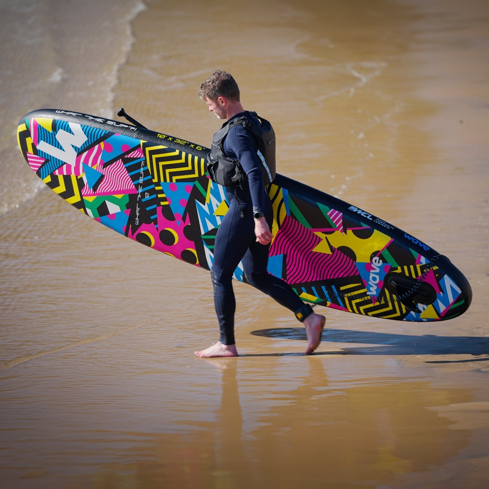 What The SUP?! | Inflatable Stand - Up Paddleboard | 10/11ft - Wave Sups UK