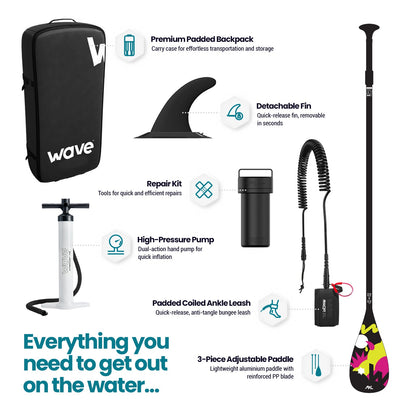 What The SUP?! | Inflatable Stand-Up Paddle Board | MUL Limited Edition | 10'9 Paddleboards Wave Sups