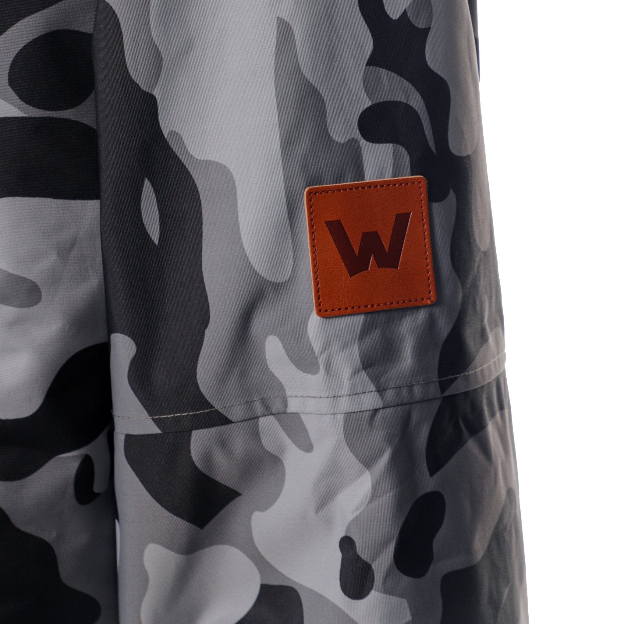 Fleece-Lined Changing Robe | Unisex | Grey Camouflage - Wave Sups UK