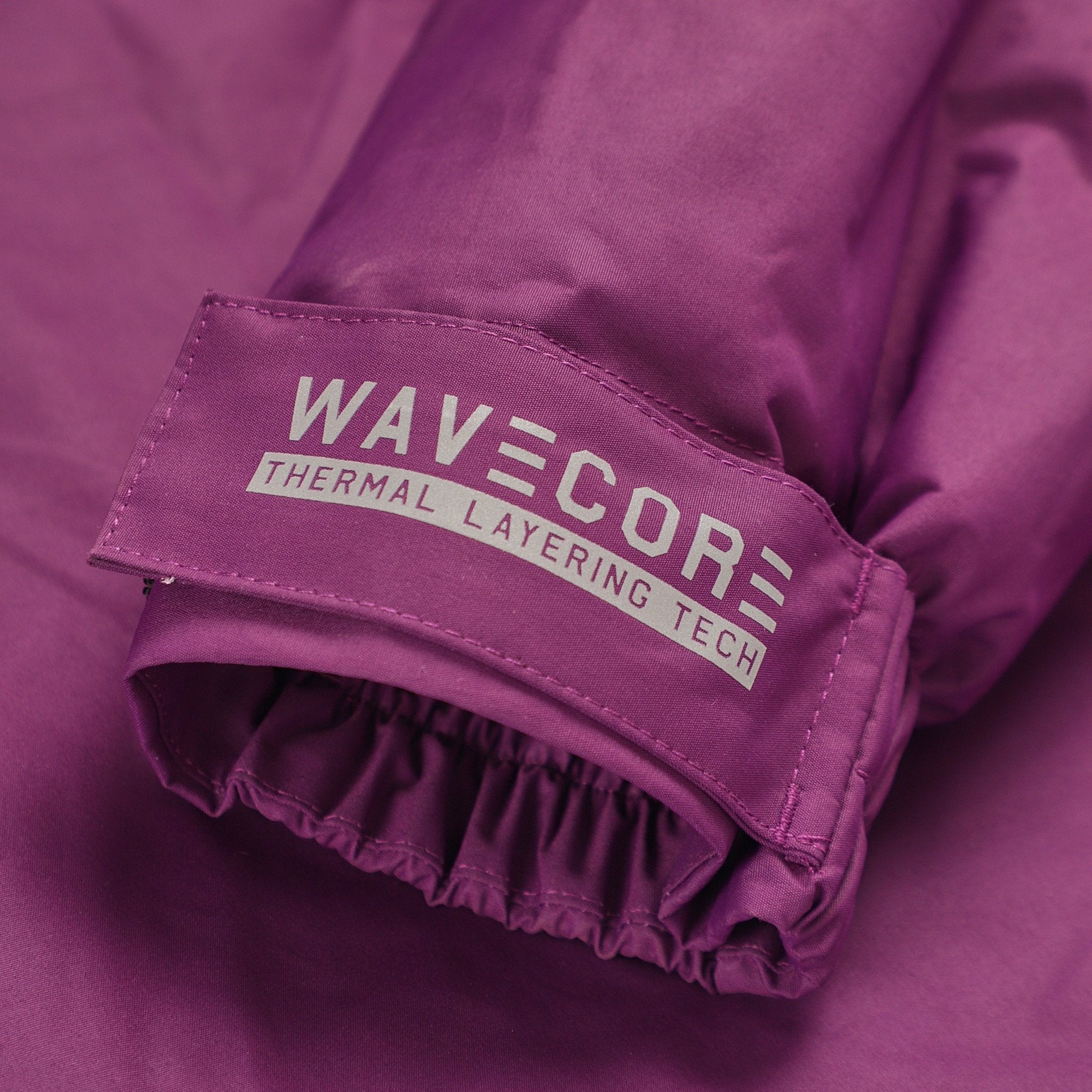 Fleece-Lined Changing Robe | Unisex | Purple - Wave Sups UK