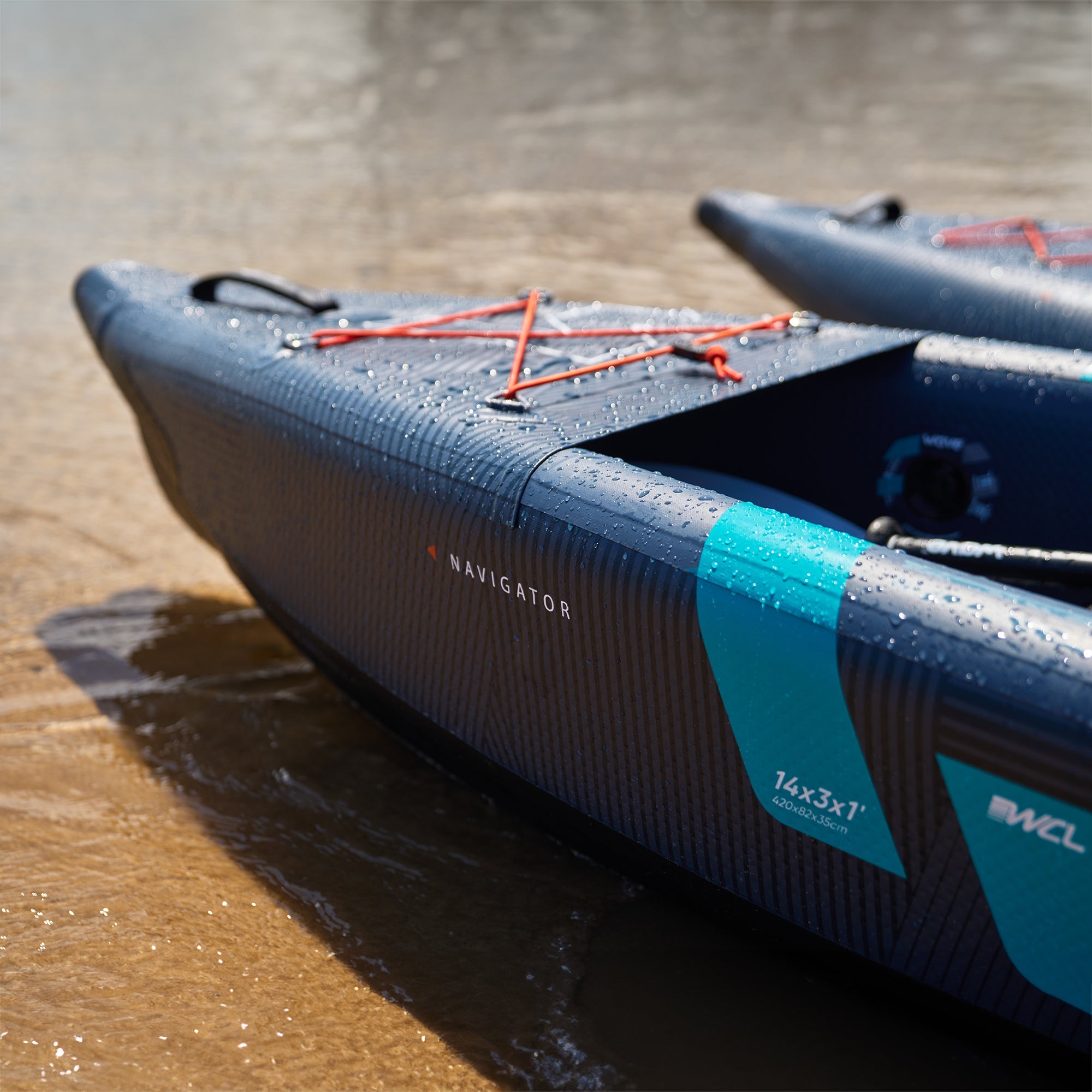 Navigator | Inflatable Kayak | Drop-Stitch | 1-Seater - Wave Sups UK