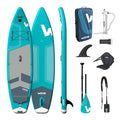 Pro SUP | Inflatable Stand-Up Paddle Board | 10/11ft | Aqua Inflatable Paddleboards Wave Sups Aqua 10ft | 305x79x15cm | (120x30x16") 