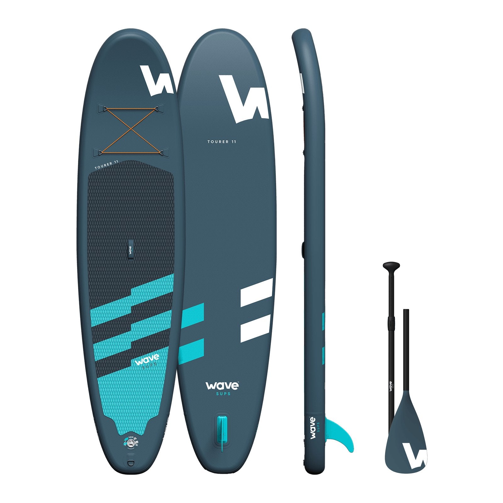 Tourer SUP | Inflatable Stand-Up Paddle Board | 10/11ft | Navy Inflatable Paddleboards Wave Sups   