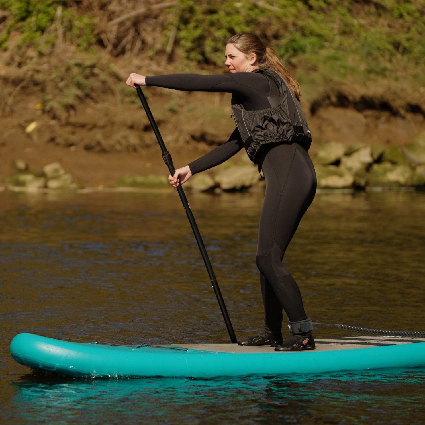 Tourer SUP | Inflatable Stand-Up Paddle Board | 10/11ft | Navy Inflatable Paddleboards Wave Sups   