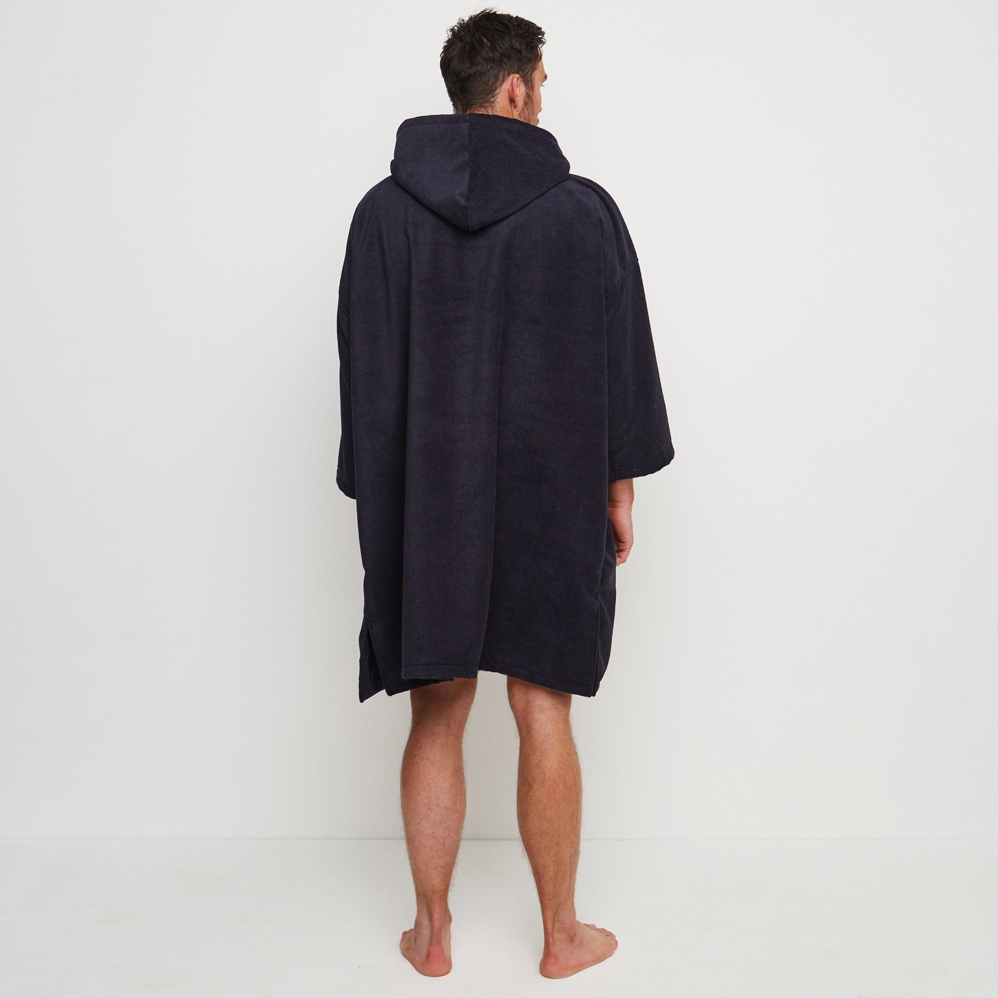 Towel Poncho | Navy  Wave Sups   