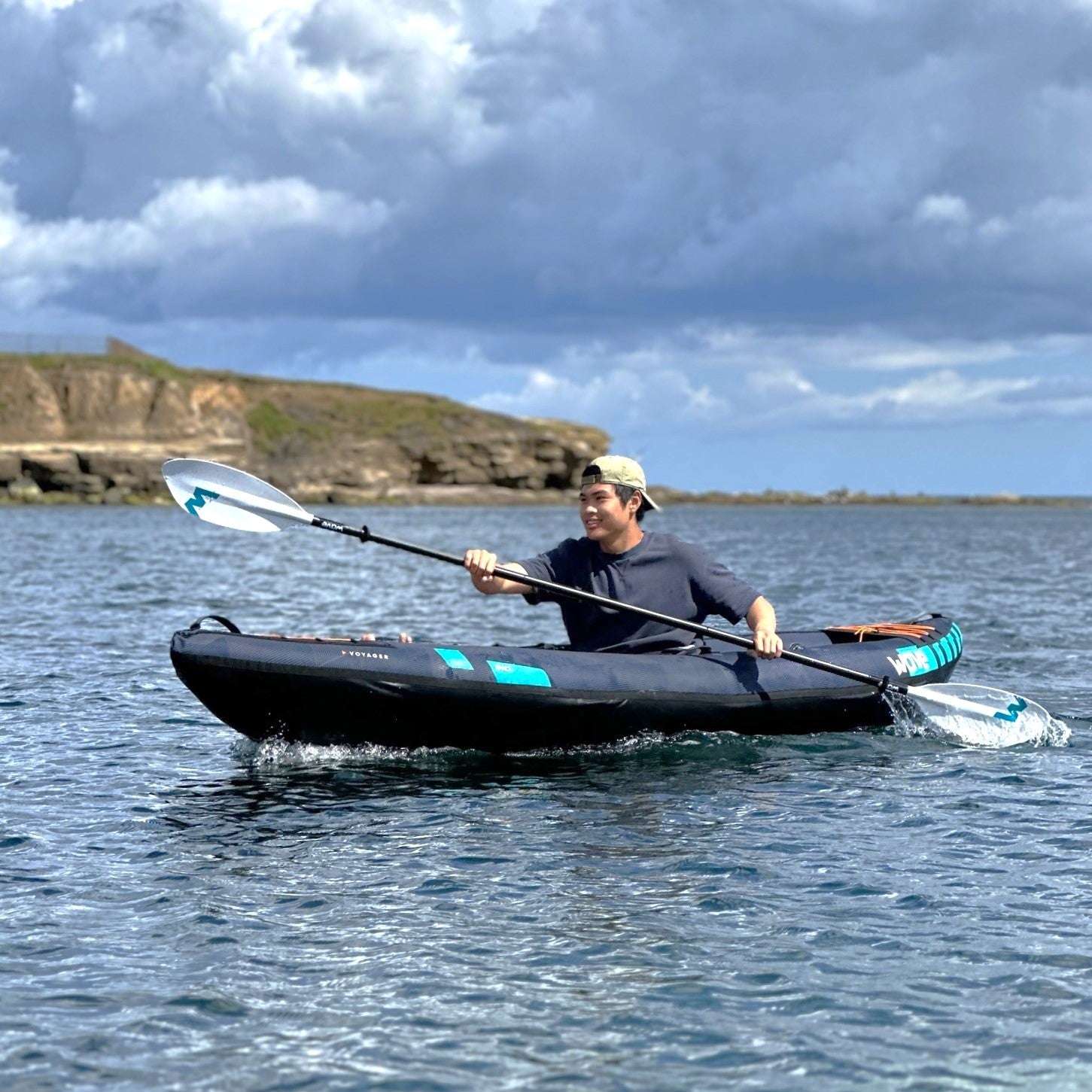Voyager | Inflatable Kayak | Oxford Cloth | 1-Seater - Wave Sups UK